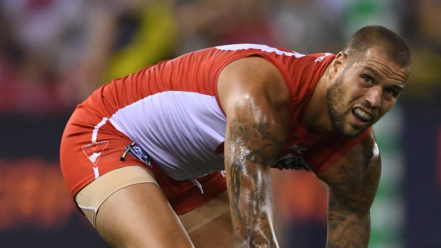 Lance Franklin has suffered multiple hamstring issues this season.