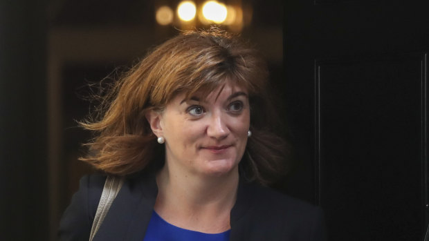 Nicky Morgan, Britain's Culture Secretary.