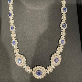 A Van Cleef & Arpels necklace valued at more than £200,000 was among  the haul of jewellery stolen.