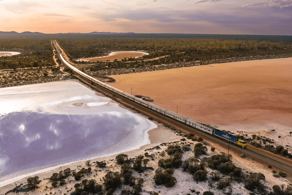 The Indian Pacific takes you cross country in style.