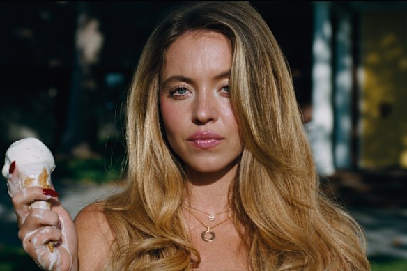 Sydney Sweeney as Cassie in Euphoria. 