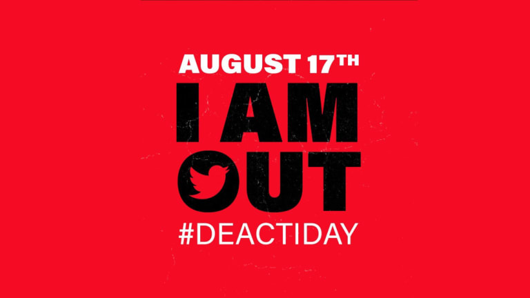 The hashtag #deactiday is being used by Twitter users who plan to deactivate their account on August 17.