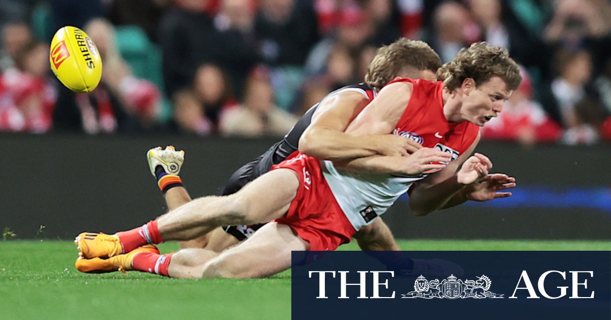 Wait for Dan Butler over Nick Blakey tackle in St Kilda Saints win over Sydney Swans at the SCG; Clayton Oliver ruled out of Melbourne Demons’ King’s Birthday clash with Collingwood Magpies