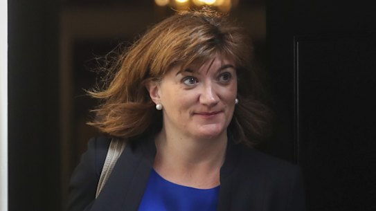 Nicky Morgan, Britain's Culture Secretary.