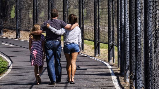 Nick donated sperm in 1996. It has been used to create 16 children to date. He's pictured with two teenage daughters.