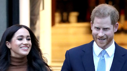 Forging their own path: Meghan Markle and Prince Harry.