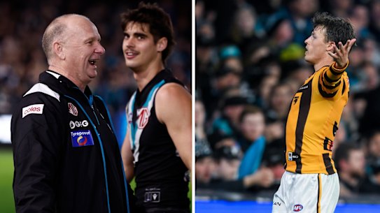 Ken Hinkley and Jack Ginnivan.