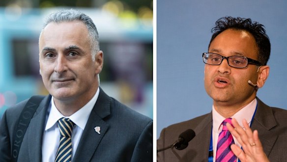 Drummoyne MP John Sidoti and former councillor Dr Tanveer Ahmed.