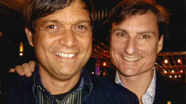 Wesley Enoch and McAllister at the 2008 Australian Dance Awards.