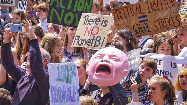 The Melbourne protest.