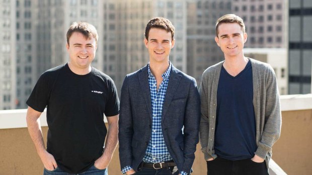 Autopilot cofounders and brothers, Chris, Mike, Peter Sharkey. Autopilot raised US$12 million last year from Salesforce Ventures and other investors. 