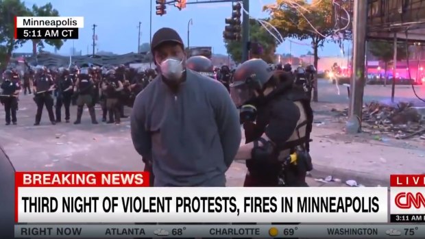 Minneapolis state police arrested reporter Omar Jimenez while he was live on air.