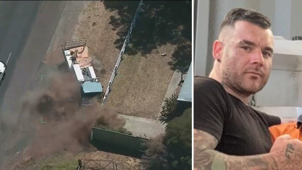 Desmond Kirk took police on a wild chase across south Perth suburbs before shooting at them.