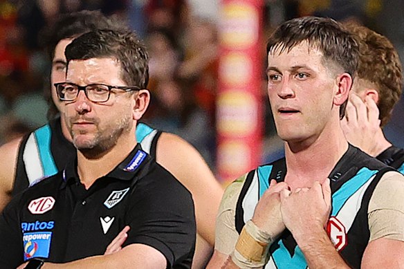 Port Adelaide coach Josh Carr says his lines of communication with star playmaker Zak Butters are open as the Victorian considers his options as a free agent.