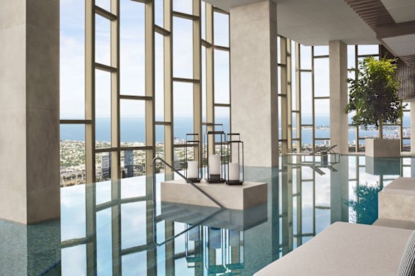Don’t miss it… the pool deck at The Ritz-Carlton Melbourne.