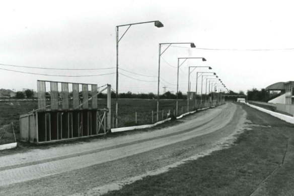 Navan greyhound track. I don’t remember it looking quite this bleak.