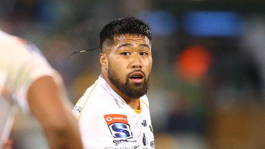 Folau Faingaa won't play against the Waratahs this weekend. 