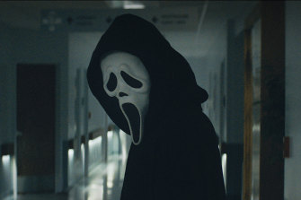 Ghostface in a scene from the latest iteration Scream.