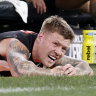 Jordan De Goey will miss Friday night’s clash with the Lions due to a glute strain.