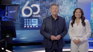 Newsreaders Michael Thompson and Tracy Vo will host a special retrospective of Channel Nine Perth.
