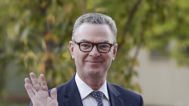 Christopher Pyne has been rebuked for his comments on the hack against Parliament.