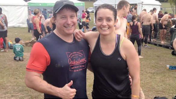 Brett Forte with his wife, fellow cop Susan. They had three children together.