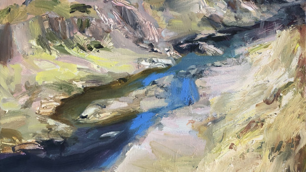 Kerry McInnis, Whisker's Creek, detail. 