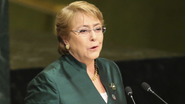 Michelle Bachelet.