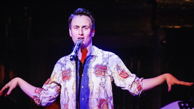 Ash Flanders uncorked the bottled genie of his comedy and vocal confidence.