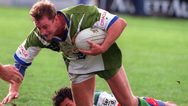Michael Maguire in action for the Raiders in 1998.