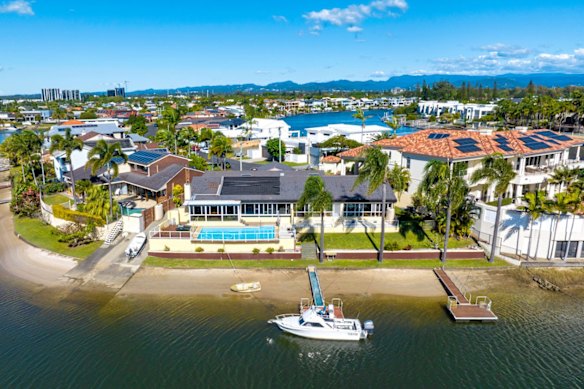 Luxury properties bought by the Russian couple were seized by police as they arrested the pair on money laundering charges. 