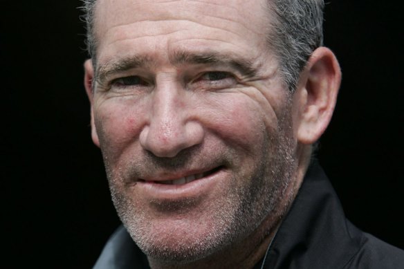 Brad Gilbert, pictured here at an Australian Open practice session in 2006.