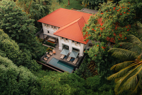 One of the two colonial manors at Capella Singapore Sentosa.