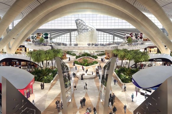 Abu Dhabi’s new Terminal A features energy efficient lighting and air-conditioning systems.