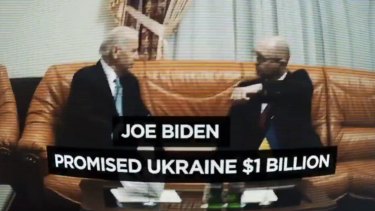 A screengrab from the Trump campaign ad.