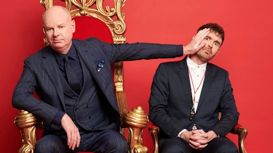 Tom Gleeson (left) and “lesser Tom”, Tom Cashman (right)