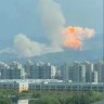 Chinese space rocket’s accidental take-off results in fiery conclusion