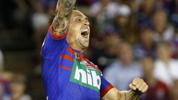 In the frame: Mitchell Pearce is becoming increasingly likely to wear the Blue of NSW again.