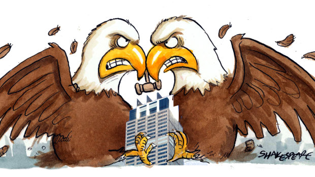 Several senior lawyers have speculated there may be trouble at rival firm KWM. Illustration: John Shakespeare