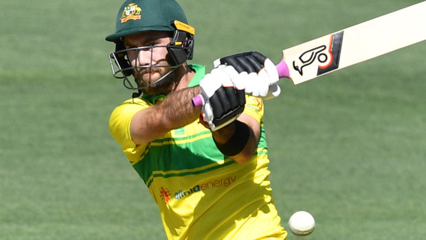 All-rounder Glenn Maxwell has produced his most mature innings since the 2015 World Cup.