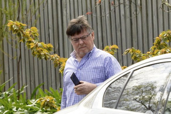 Warwick Kerridge, pictured recently in Leura, has been jailed twice, bankrupted twice, and struck off as a solicitor.