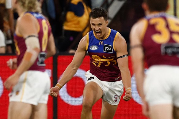 Cometh the moment, cometh the man: Hugh McCluggage put the dagger through Hawthorn hearts.