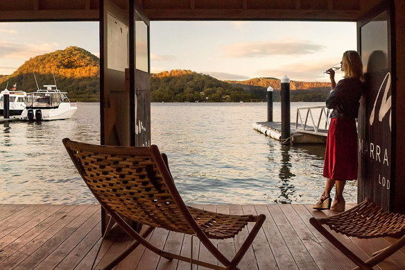 Marramarra Lodge on the Hawkesbury River.