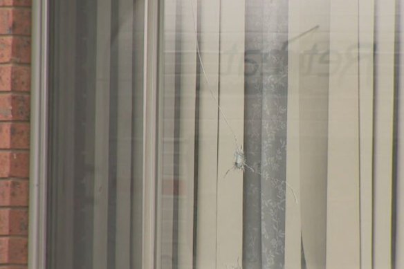 The home in Bossley Park was targeted in a shooting twice in 48 hours.