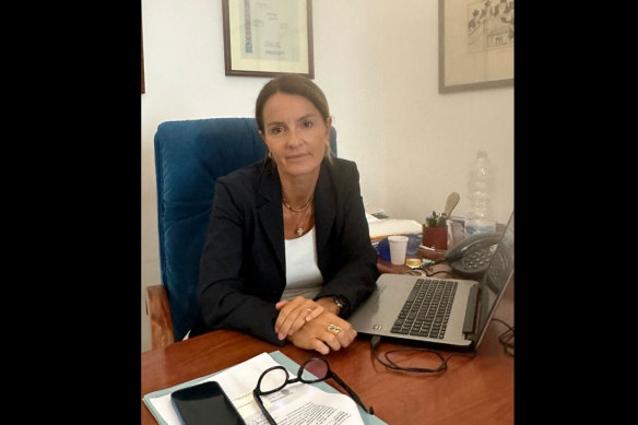 Kouroumblis’ lawyer, Serena Tucci