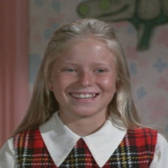 Eve Plumb as Jan Brady from the TV series The Brady Bunch. In her character she demonstrated many of the issues facing middle children.