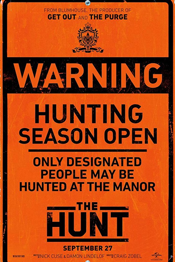 A promotional image from the "The Hunt". 