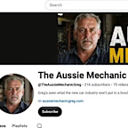 screenshot of the ‘Aussie Mechanic’ YouTube page, which is completely AI