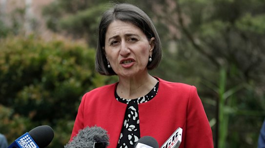 NSW Premier Gladys Berejiklian on Thursday.