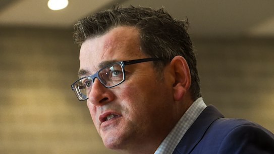 Premier Daniel Andrews said leadership was not about running from a challenge.